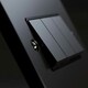 image 2 of SE HOME Matt Black Satellite & Coaxial Socket 1 Gang Black | Matt