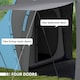 image 4 of Outsunny 4-6 Man Camping Tent with 2 Bedroom and Living Area