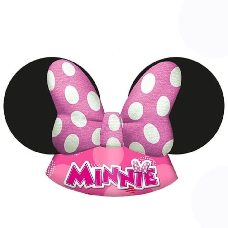 Disney Minnie Mouse Party Die Cut Hats - Pack of 6