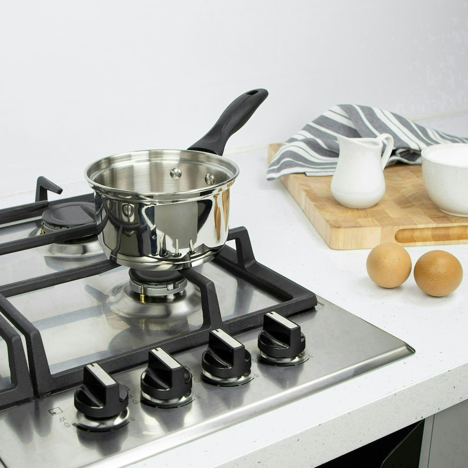 image 1 of Blackmoor 69809 14cm Stainless Steel Milk Pan