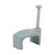 image 1 of Timco - Flat Twin & Earth Cable Clips - Grey (Size To fit 10.0mm - 100 Pieces)