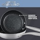 image 3 of Prestige Scratch Guard Fry Pan Set Stainless Steel Non Stick Induction Cookware