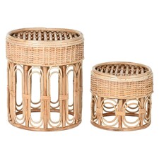 Side table Home ESPRIT Natural 42 x 42 x 47 cm N/A