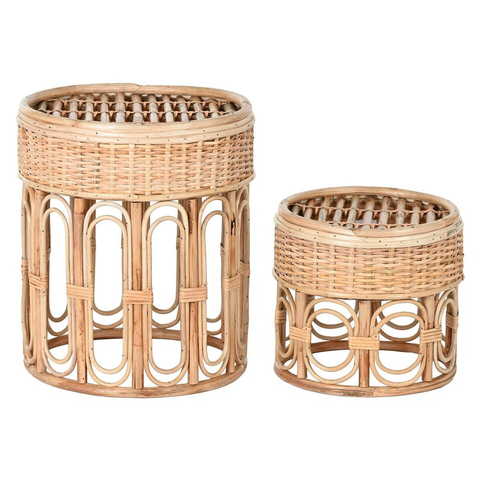 image 1 of Side table Home ESPRIT Natural 42 x 42 x 47 cm N/A