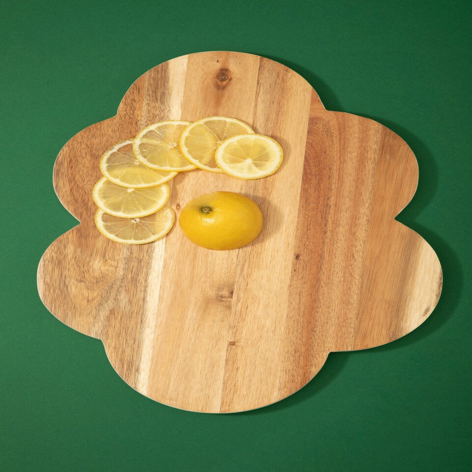 image 1 of Interiors by Premier Small Cloud Chopping Board, Thick and Durable Cutting Board for Kitchen Worktops, Kitchen Chopping Board
