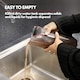 image 7 of Ewbank EWHF03988 HYDROH1 Cordless Hard Floor Cleaner, 2-in-1 Wet & Dry Vacuum Cleaner, 10,000Pa Suction, Self-Cleaning Dock, 820ml Dual Water Tanks, LED Display, 25-Minute Runtime, Black