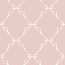 World Of Wallpaper Bow Tie Wallpaper | Pink | Pink/Cream | 1