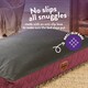 image 2 of Paws for Slumber Pet Bed Cover, Burgundy, Large