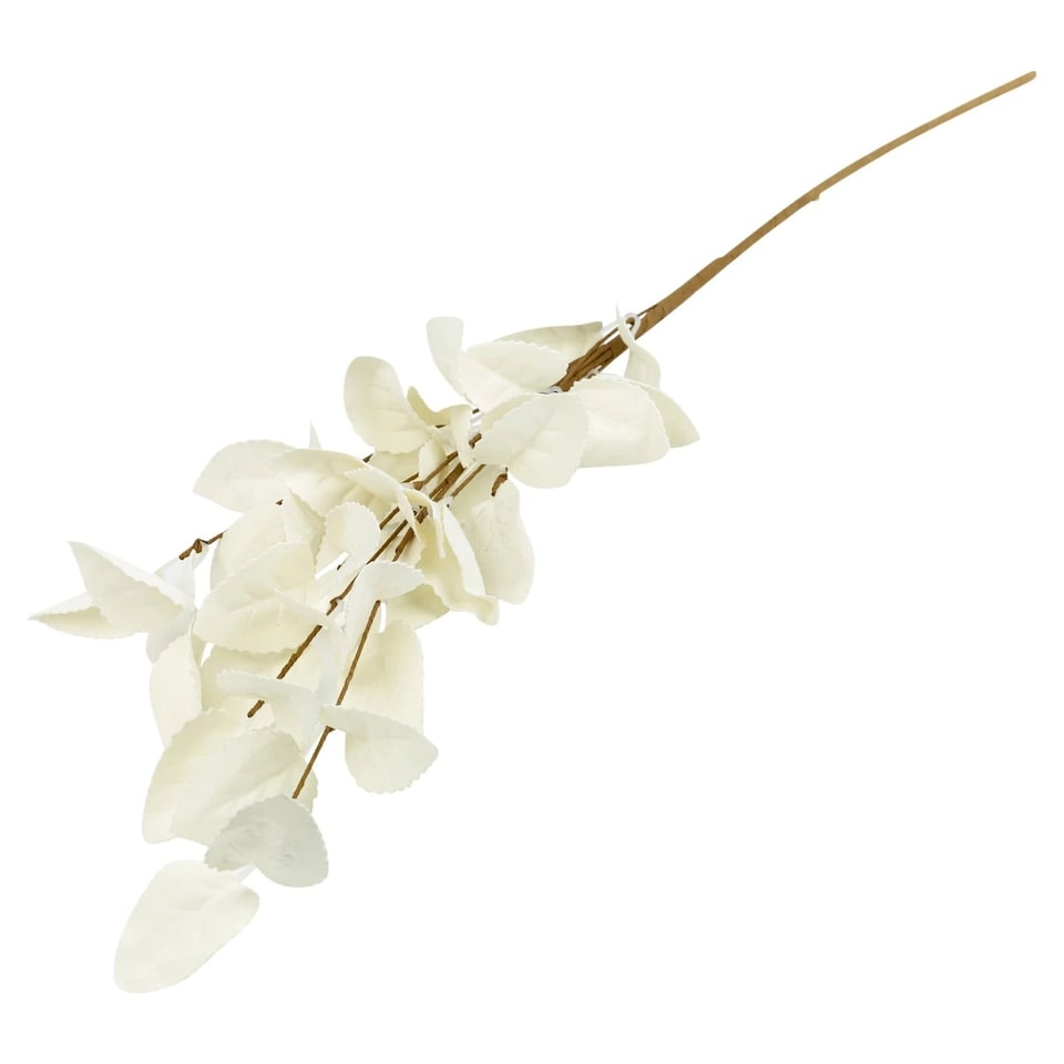 image 1 of Pack of 4 x 80cm Artificial Faux Realistic Persimmon Leaf Leaves Foliage Decor