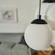 image 2 of ValueLights Beauworth 5 Way Matte Black Ceiling Light Pendant