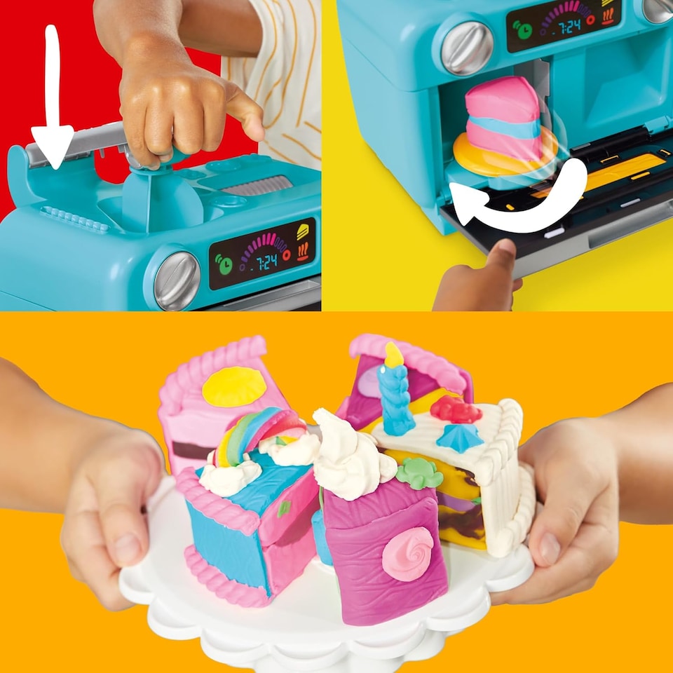 image 1 of Play Doh Super Slice Cake Playset