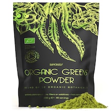 SuperSelf Organic Super Greens Powder with 12 Superfoods 200g