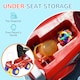 image 5 of AIYAPLAY Ride On Car Foot to Floor Design with Under Seat Storage, Red