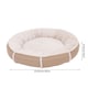 image 6 of Living and Home Pet Round Bolstered Bed for Cats & Dogs | Bronze | One Size