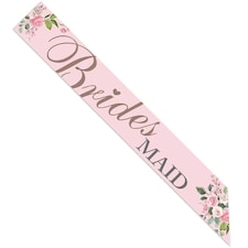 Pack of 6 Brides Maid Paper Sashes