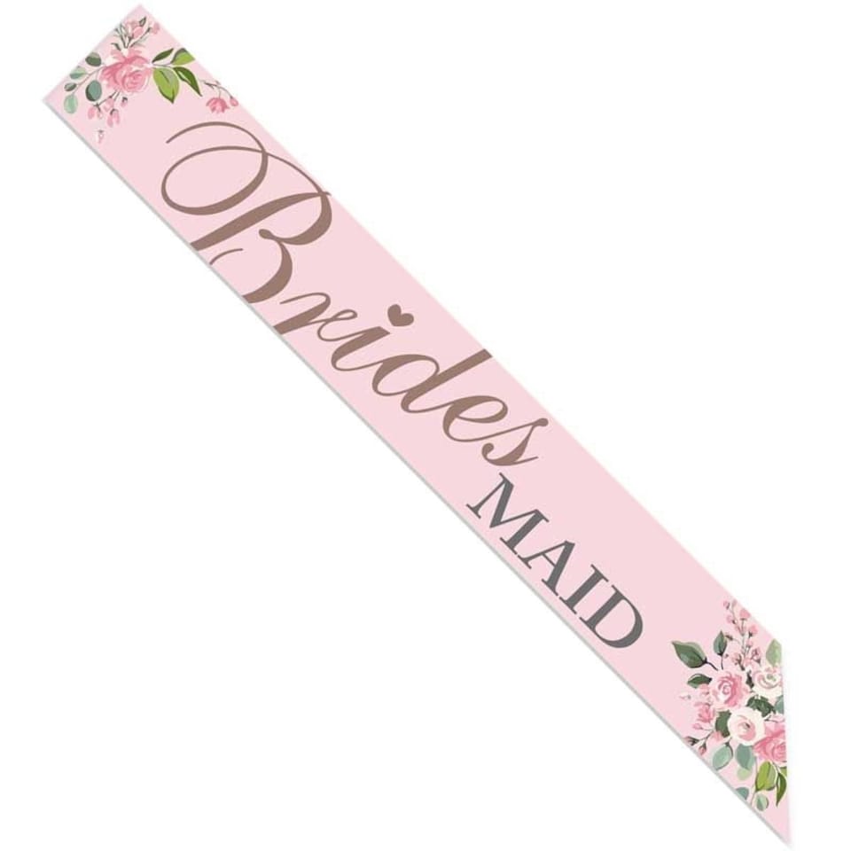 image 1 of Pack of 6 Brides Maid Paper Sashes