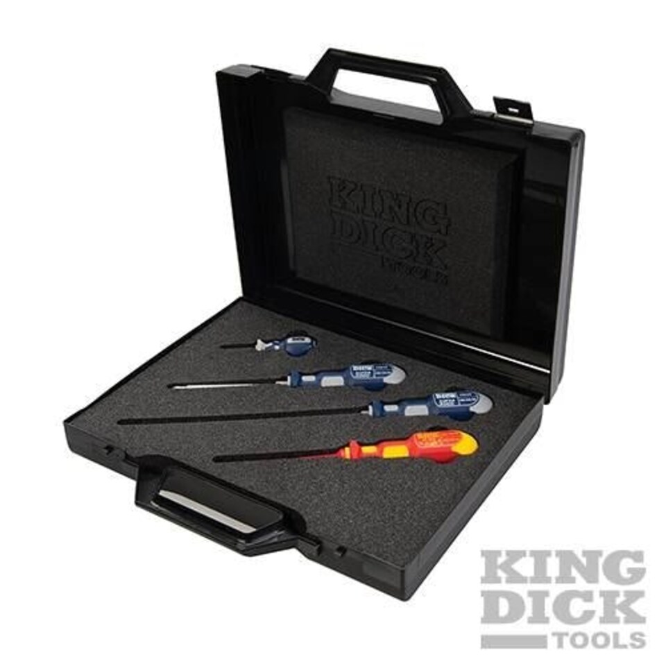 King Dick 1-for-6 Screwdriver Gift Set 4pce - 1464GS