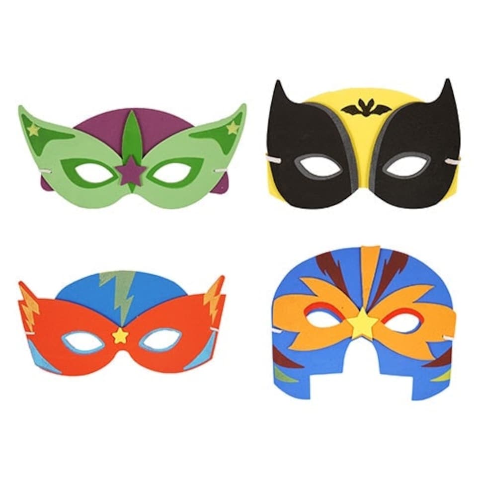 Assorted Superhero Foam Mask