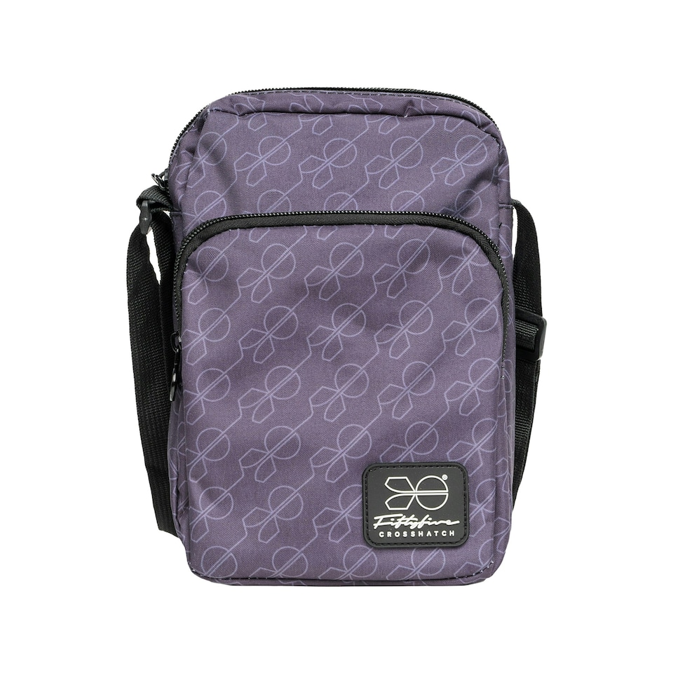 Crosshatch Mens Westernby Mini Crossbody Bag - Black - One Size Black