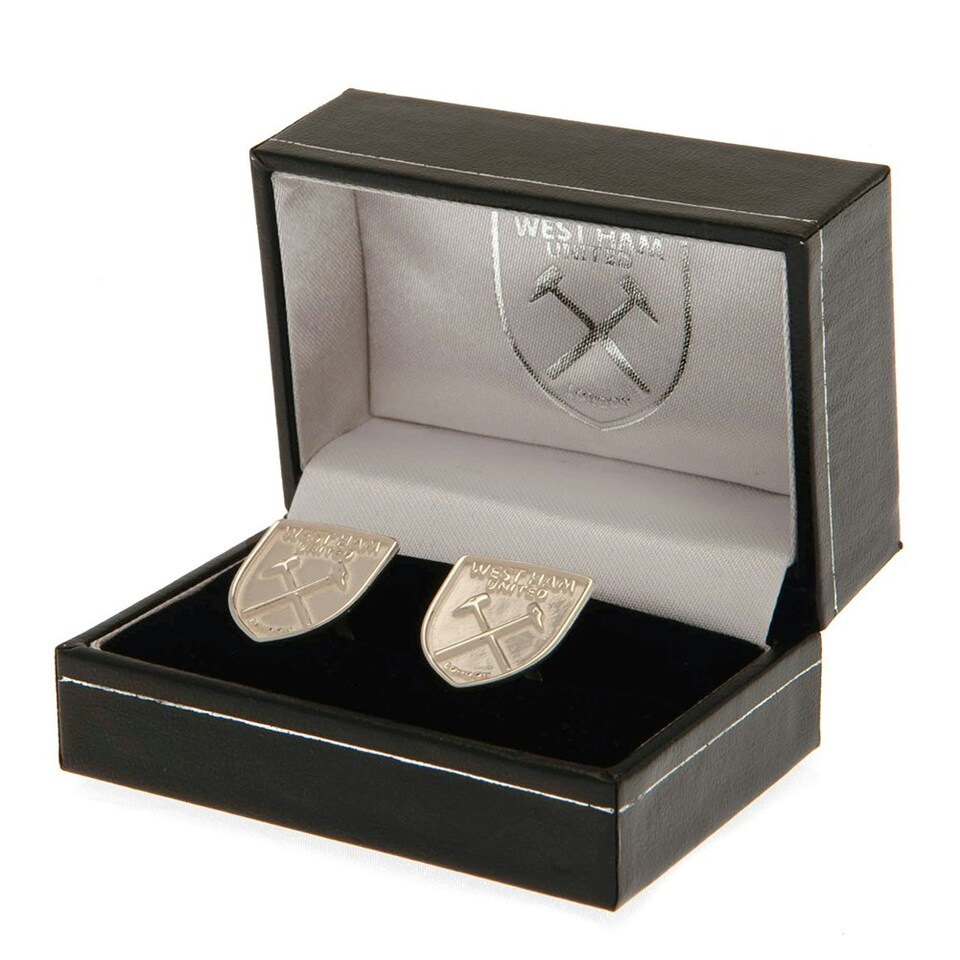 image 1 of West Ham United FC Sterling Cufflinks - Silver - One Size
