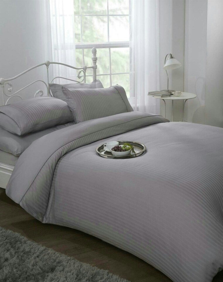 Ritz 300TC Duvet Cover Set - Single - Grey