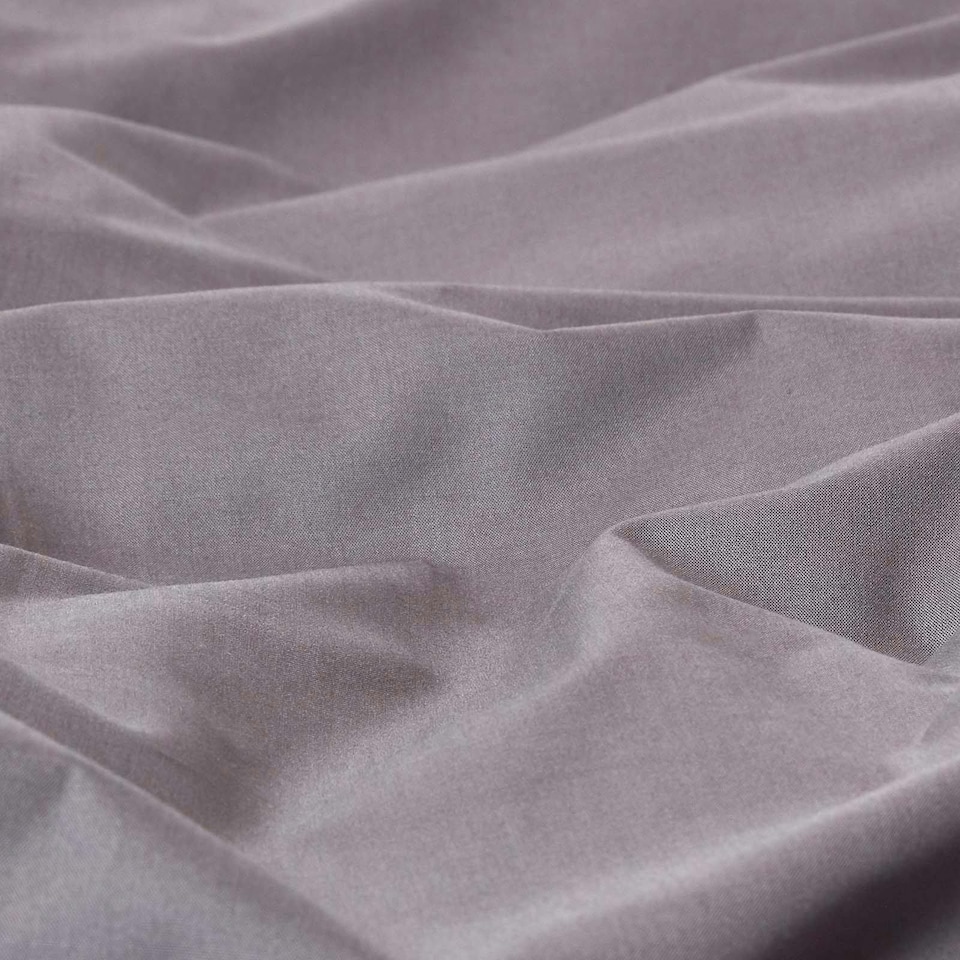 image 1 of Homescapes Dark Grey Egyptian Cotton Flat Sheet 200 Thread Count Single | Grey | Single