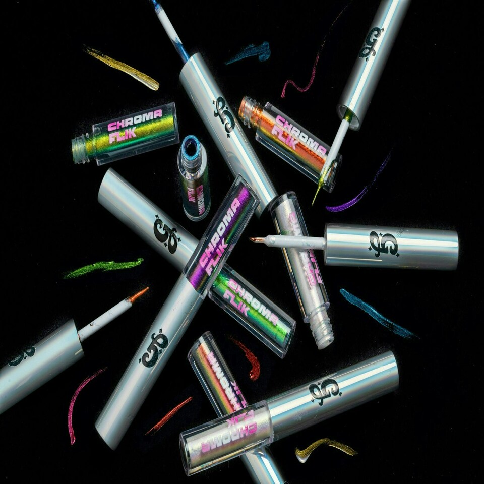 image 1 of Frosting Chroma Flik - Liquid Liner - Glisten Cosmetics Multi