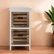 image 1 of Interiors By Premier Compact Design 2 Drawers Chest, Modern Chest Of Drawers For Livingroom, Minimalist Storage Chest For Lounge White