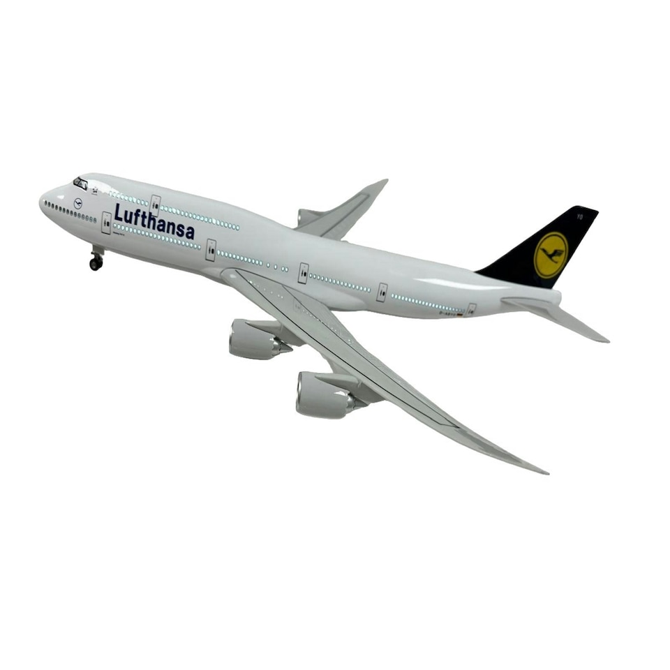 Lufthansa Boeing 747-8 Premium Large Scale Model Airplane with Stand - Perfect Gift
