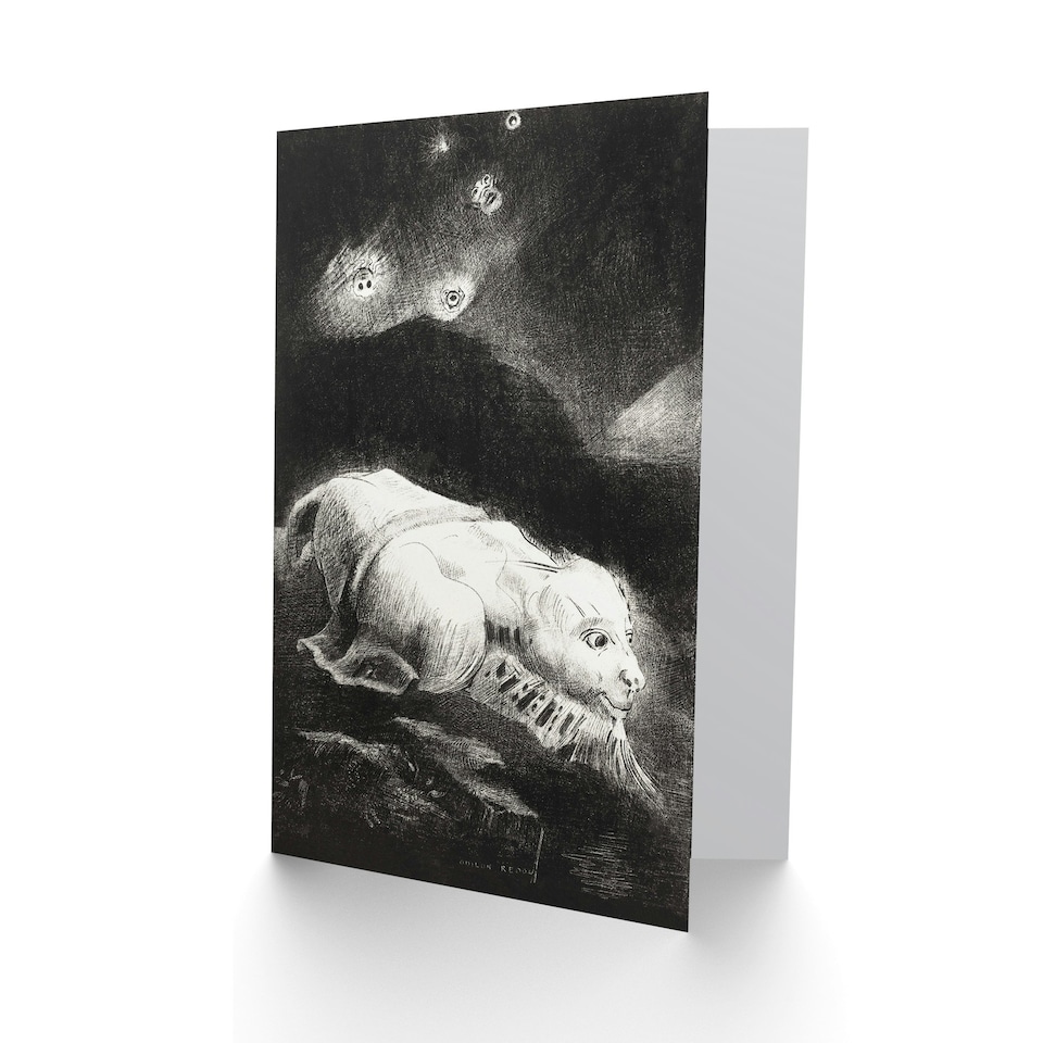 image 1 of Odilon Redon Art Card Life Awakening in Obscure Matter