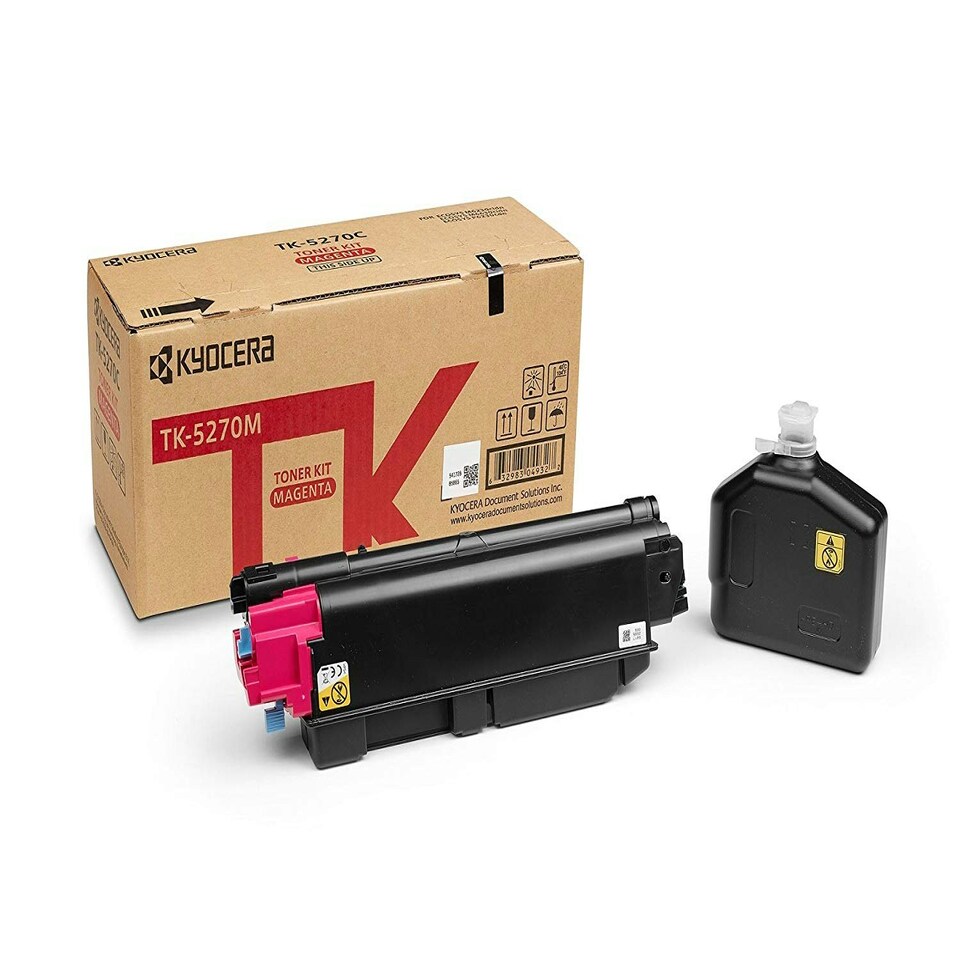 Kyocera TK5270M Magenta Toner Cartridge 8k pages - 1T02TVBNL0 N/A