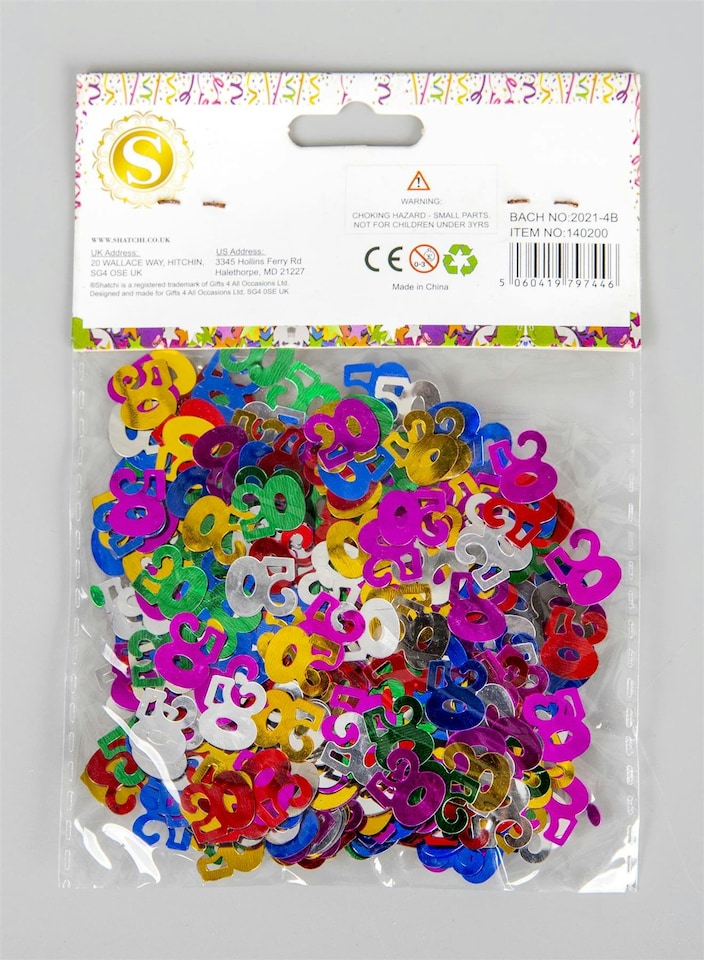 image 1 of 4 x 14g 50th Birthday Confetti