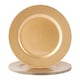 image 1 of Argon Tableware Metallic Charger Plates - 33cm - Gold - Pack of 6 Grey