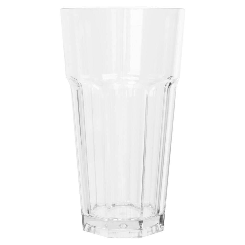 image 1 of Argon Tableware 580ml Plastic Highball Glasses - Set of 12 - Clear Reusable Cocktail Champagne Fizz Cola Tumbler Drinking Cups | Clear | Clear | One Size | 12