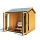 image 2 of Blenhiem 8 x 8 Feet Summerhouse - L259.4 x W253.4 x H246.2 cm Brown