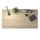 image 3 of Prima Desk 150cm in Oak with White Legs
