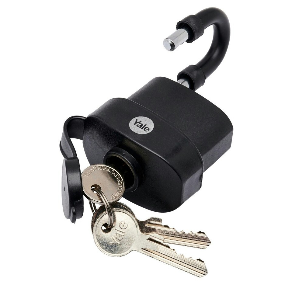 image 1 of High Security Weatherproof Padlock 51mm & Hardened Steel Hasp 160mm