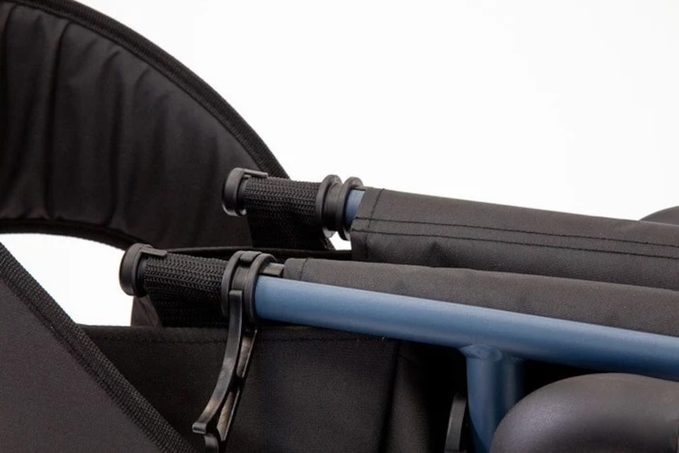 image 1 of The Ramp People TRP7 Aluminium Folding Rollator with Seat, Bag & Backrest - Blue
