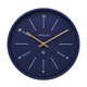 image 1 of Interval Metal Wall Clock 32cm - Navy Blue | Navy