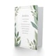 image 2 of Behold Stand at Door and Knock Green Floral Bible Christian Birthday Card