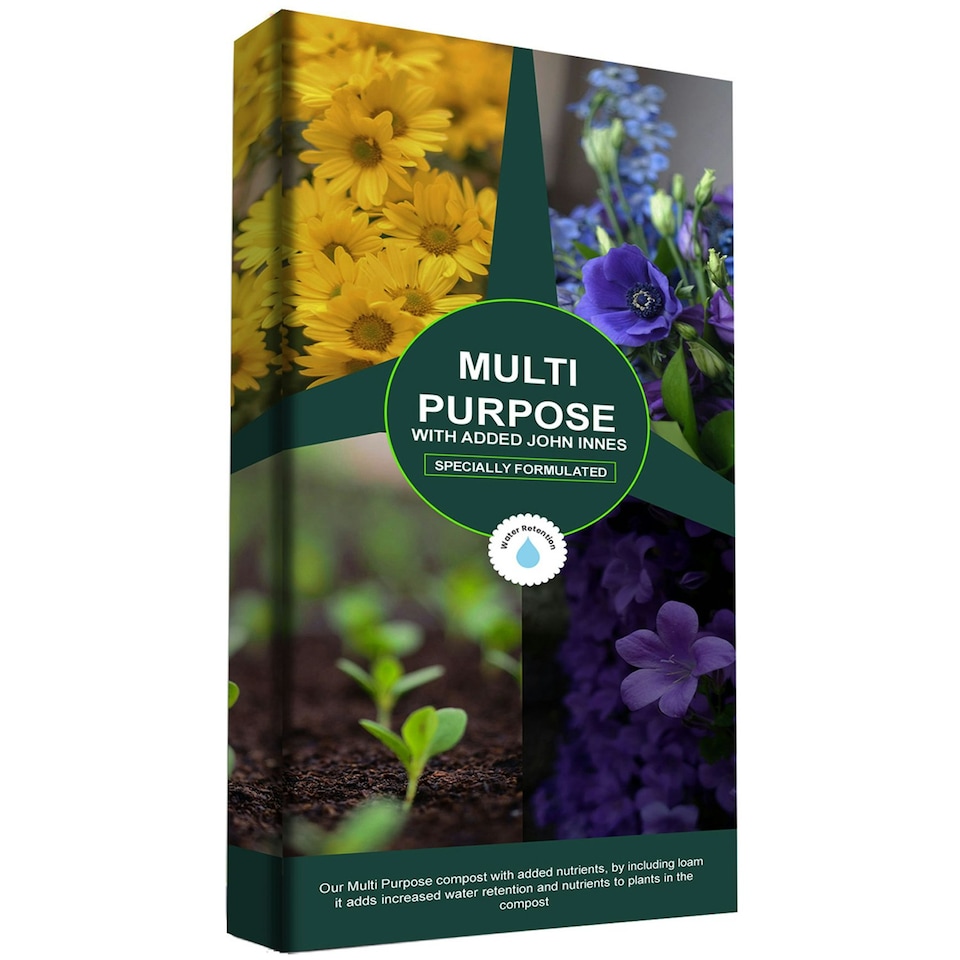 image 1 of 2 Bags of 60 Litre John Innes Multi Purpose Compost Gardening Soil For Planting Designed To Support Plant Health