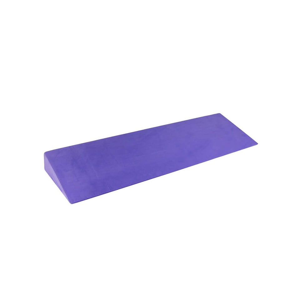 image 1 of Fitness Mad Yoga Wedge – EVA Foam Wrist Support & Heel Lift, Purple, 50 x 15 x 5 cm | Purple | Purple | 50cm (L) x 15cm (W) x 5cm (H)