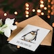 image 4 of Sarcastic Penguin Well Done Born Many Years Ago Birthday Card
