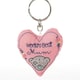 image 3 of Worlds Best Mum Me to You Bear Padded Heart Keyring