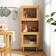 image 9 of COSTWAY Kitchen Sideboard 3-Cube Bamboo Storage Cabinet N/A