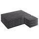 image 1 of Argon Tableware 12pc Marble Placemats & Square Coasters Set - Black Black