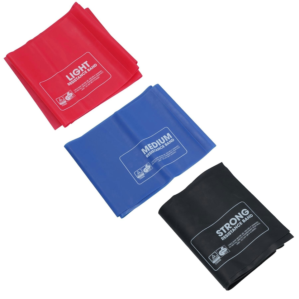 image 1 of Squat Resistance Band Set of 3 Yoga Pilates Gym Legs Glute Booty Muscle Loops