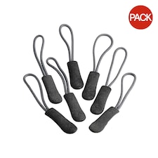 Quadra SLX Zip Pulls (Pack of 10) - Grey - One Size (UTBC5605)