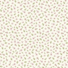 Sample of Apple Blossom Wallpaper in Cream Cream
