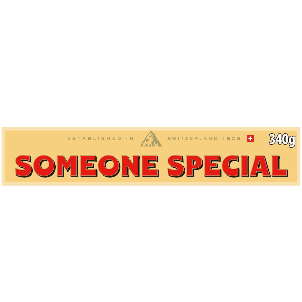 image 1 of Toblerone Someone Special Gift Chocolate Gift Bar 340g